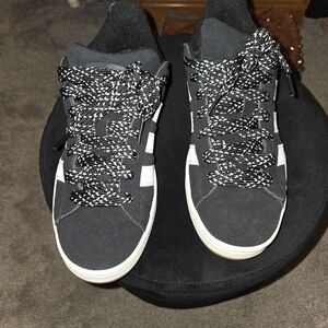 Adidas Campus Black and White Shoes